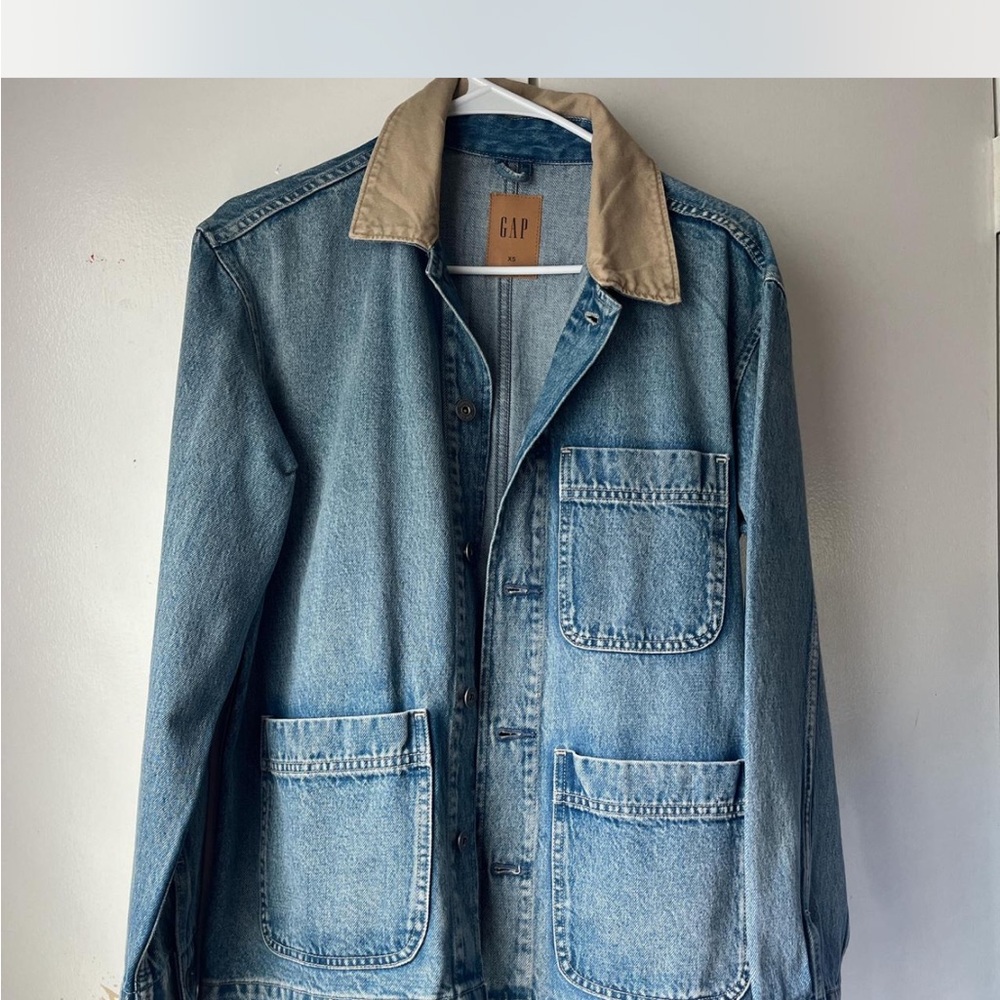 Gap denim chore coat